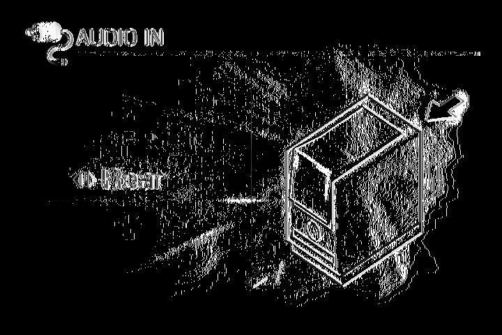 Ansluta till enhetens framsida Till AUDIO IN-kontakten Justera innivån (endast när komponenten är ansluten till AUDIO IN-kontakten på baksidan) Om ljudvolymen är för hög eller för låg kan du ändra