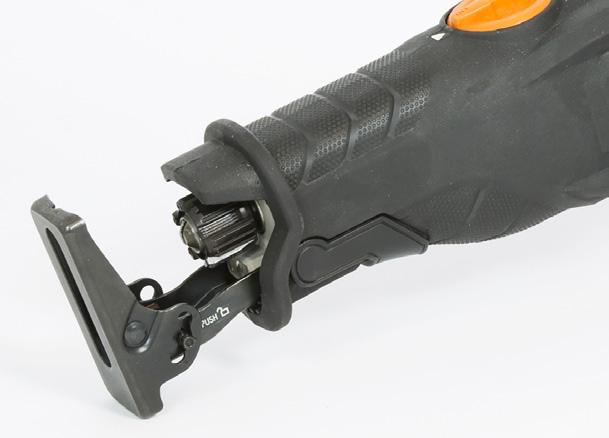 AEG har lägst vibrationer av samtliga tigersågar i alla våra testmoment, bortsett från Milwaukee Hacksaw som har en annan design.