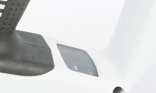 Det är ingen smidig lösning. 6,4 Det saknas batteriindikator på batteriet. Istället sitter den på maskinen och indikerar endast när det är dags att ladda batteriet, och ingenting däremellan.