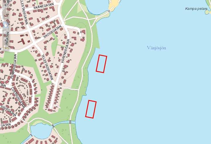 Inledning Fältsäsongen 2016 Den 21 februari 2016 startade ett försök att transplantera långnate och Nitella från den omuddrade Skirviken i Trummen direkt söder om gångbron vid Teleborgs slott till