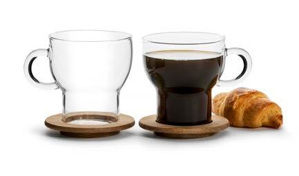 NATURE Oak mjölkkanna Ek/glas. Sagaforms klassiska karaff i en mindre storlek för servering av mjölk till kaffet eller teet. Art.