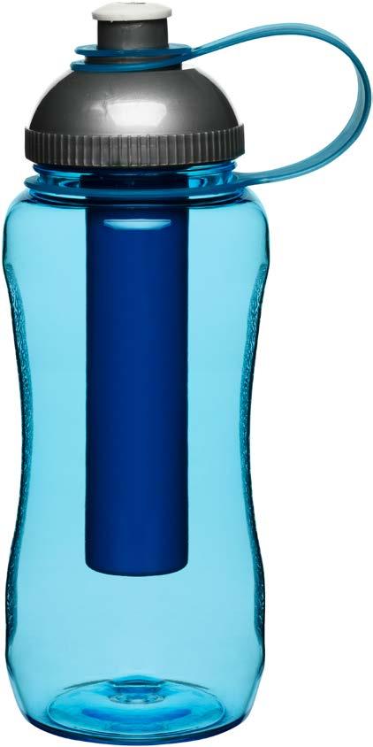 ÄTA UTE Fresh flaska med iskolv AS plast. Här är dryckesflaskan för varma dagar eller tuffa pass på gymmet.