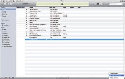 Strömma från PC/Mac 1 Starta itunes 10 (eller en senare version) på din PC/Mac. 2 Klicka på AirPlay-ikonen i fönstret.