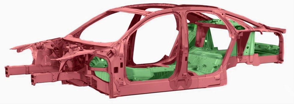 på exakt samma position som original. Infästningarna mellan subframe/framvagnsbalk och länkarmar får modifieras.