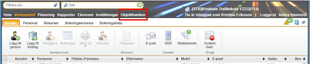 1 FÖRUTSÄTTNINGAR FÖR OBJEKTBANKEN Objektbanken är en samling bilder, filmer och dokument som trafikutbildare kan ha nytta av i sin verksamhet och undervisning.