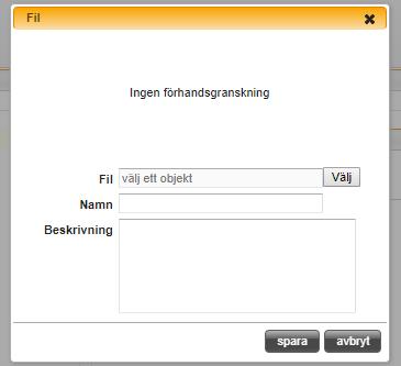 och man väljer vilken av sina filer som man vill lägga till.