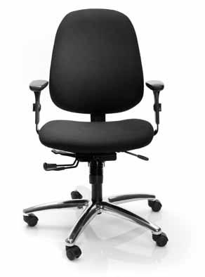 Ronna är en ergonomisk arbetsstol med tydliga regalge och alla funktoner. Pris, komfort och ergonomi i trevlig harmoni. Ronna har gungfunktion med ställbart motstånd.