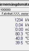 Format E1, P1, Q, PV1-3 Skriv in visnings format för tag.