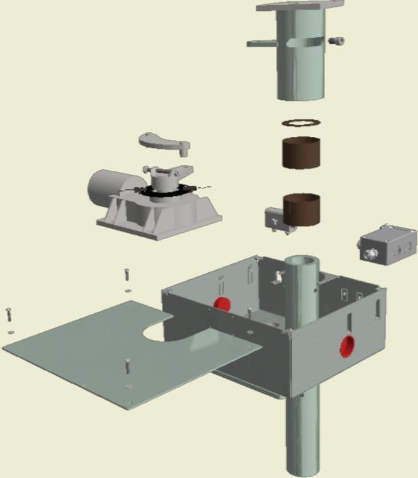 602 Vridenhet Ändjustering Microbrytare Länkarm Motor Came Frog A24