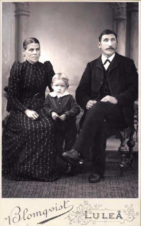 Ida Matilda Öhman f 1893 i Långnäs (källa Ida Johansson) Ca 1895 Charlotta Jonsson