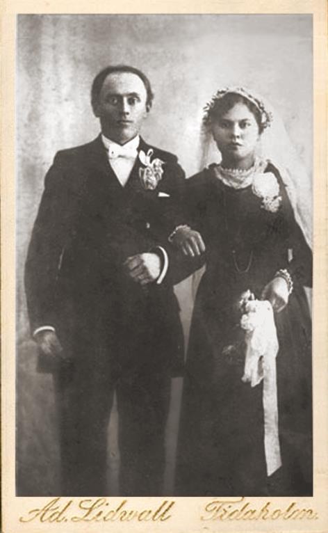 Strömsund) Jenny Fredrika Vestin (1865-1961) f i Byske och d i Stavaträsk gifte sig 1909 med Nils Adrian Lundmark
