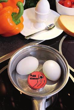 ÄGGTIMER Alltid perfekta ägg! Med denna supersmarta äggtimer får du alltid perfekt kokta ägg!