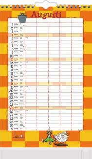 Härlig familjekalender med Pettson, Findus, mucklor och