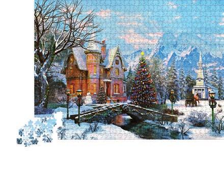 147 PUSSEL WINTER LANDSCAPE, 1000 BITAR Koppla av med ett pussel!