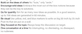 16 Brainstorming Exploring potential ideas in a quick way to help in deciding the