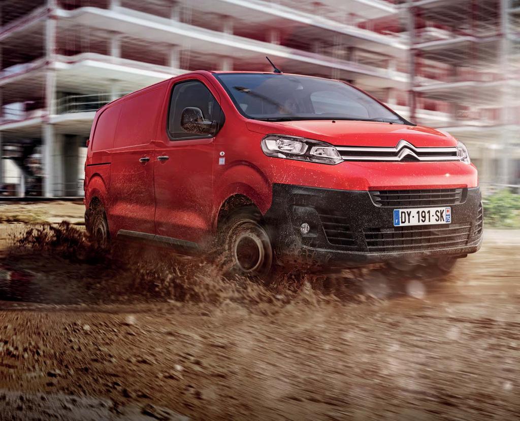GRIP CONTROL NYA CITROËN JUMPY kan fås utrustad med Grip Control*, som ger ett bra väggrepp oavsett väglag.