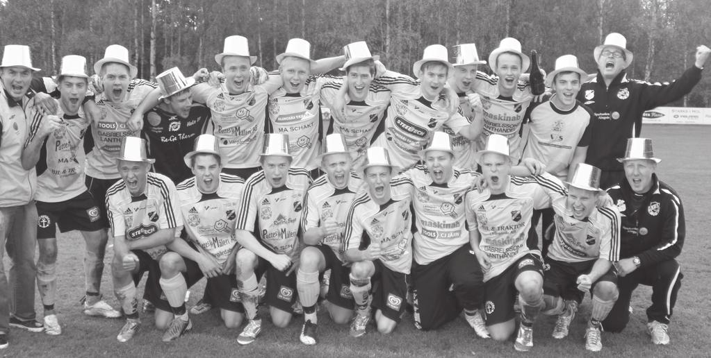 2012... Sävens BK/Hols IF A-lag vinner div 6 Alingsås och är åter i div 5!