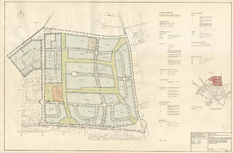 PLANBESKRIVNING -ANTAGANDEHANDLING 6 (8) 2017-02-23 Gällande detaljplan Detaljplan 1261-P69 Detaljplan 1261-P01-167 Området där Löddeköpinge 23:13 och Löddeköpinge 23:3 ingår är