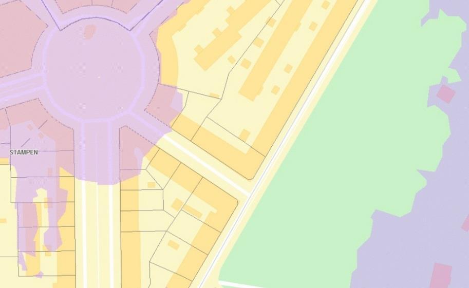 mot Baldersgatan. Mot innergården utsätts befintliga eller tillkommande byggnadsdelar för högst 52 db(a) ekvivalent vid fasad.