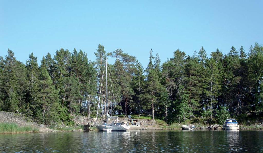 Kusökalv. Foto: Mats Widoff för båtar grundare än 1,70. På ön finns även en stuga att hyra och en fyr. Gran ligger utanför Sörfjärden.