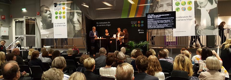 INTERNATIONELL VERKSAMHET Inför Finlands 100-årsjubileum, beslöt Folktinget att redan under år 2016 delta med en storsatsning på Göteborgs bokmässa, med tre diskussioner om det finlandssvenska och