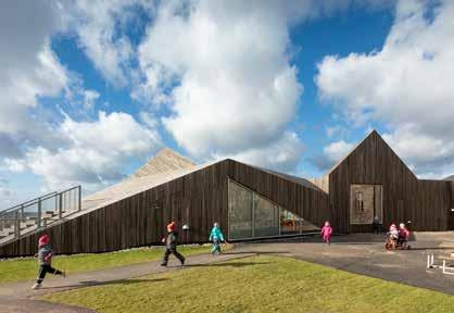 Arkitektur med särpräglad identitet. Råå förskola, Helsingborg. Arkitekt Dorte Mandrup arkitekter.