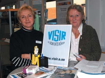 Besök på Apoteket i Kortedala vecka 47 Den 19 november 2004 presenterade sig VISIR i Göteborg med en monter på apoteket Ekorren i Kortedala under apotekets hälsovecka.