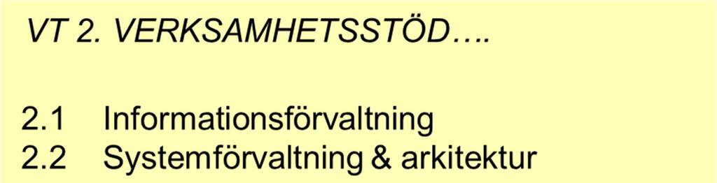 9 Verksamhetsstöd som lever med kärnuppdraget Det finns verksamhetsstöd av olika slag.