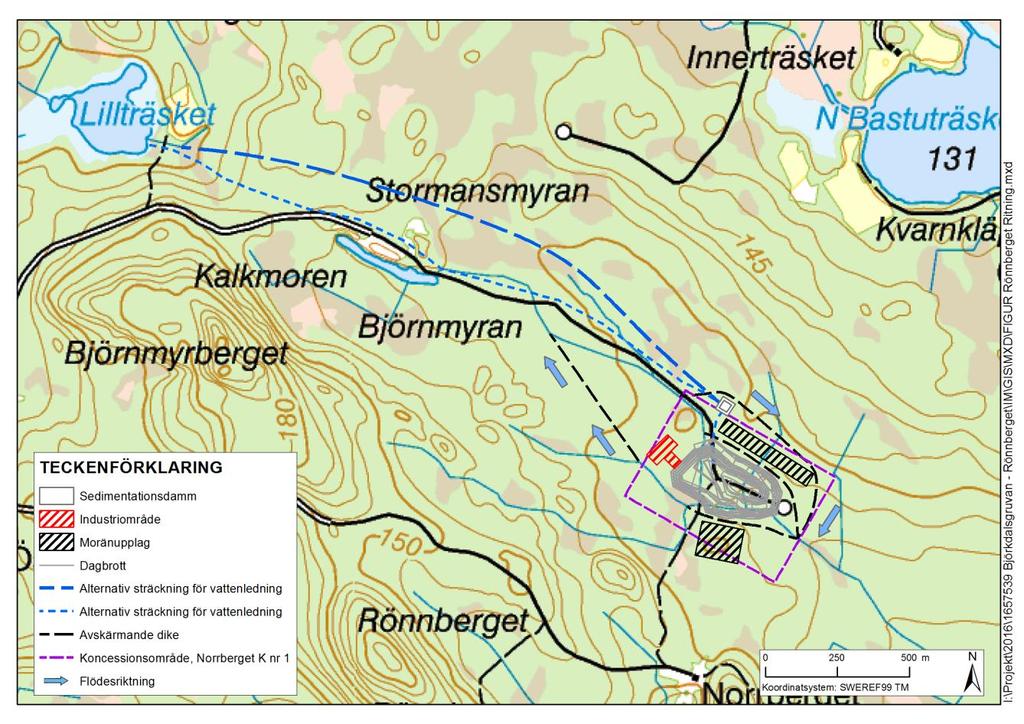 2.3 Dialog med myndigheter och markägare Enligt minerallagen finns inga formella krav på samråd inför upprättandet av en miljökonsekvensbeskrivning inför en ansökan om bearbetningskoncession.