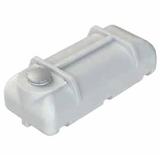 INDUSTRY 11 000 L CPX REKTANGULÄR BEHÅLLARE 11 000 LITER FÄRGER Naturell Svart Tanken har en o-ringstätad 600 mm manlucka som är fäst vid tanken med ett lackerat rörstativ.
