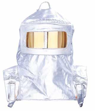 125 Kevlar stickning överallt Dold främre kardborre öppning AM21 4 Närhets Huva EN ISO A1,B2,C3,D3,E3 INNER HJÄLM: EN397 INNER