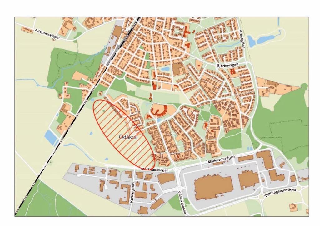 Detaljplan för del av fastigheten Björka 16:4 m fl, Ödåkra Helsingborgs stad Underlag för planuppdrag Syfte och process Detaljplanens syfte Syftet med detaljplanen är att möjliggöra bostadsbebyggelse