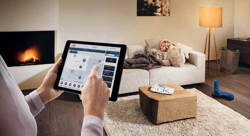 SMART HOME TILLVAL FABRIKAT: ABB Nedanstående priser gäller för alla taklampor och ett uttag per rum i alla rum utom badrum/dusch/wc och klk.