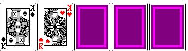 Pair (par) Två kort av samma valör. Ex. Highcard (Högsta kortet) Om man inte har någon av ovanstående händer räknar man det högsta kortet på handen. Position Positionen är också viktigt i hold em.