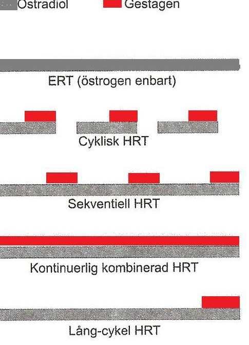 Kontroller före insättning av HRT Kontraindikationer för systemisk HRT Blodtryck Gynekologisk undersökning, ink ultraljud Palpation av bröstkörtlar Mammografi Differentialdiagnos till menopaussymtom