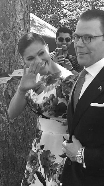 Det största dragplåstret var att kronprinsessan Victoria och prins Daniel hade avsatt tid för att fira Nationaldagen med oss i Järfälla.