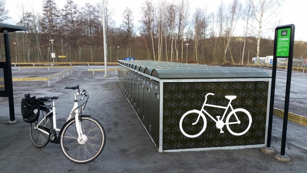 Pengar från Klimatklivet för cykelparkering Kommunen har ansökt om och beviljats medel för förbättringar av cykelparkeringar vid resecentrum, centrala staden samt infartsparkeringarna.