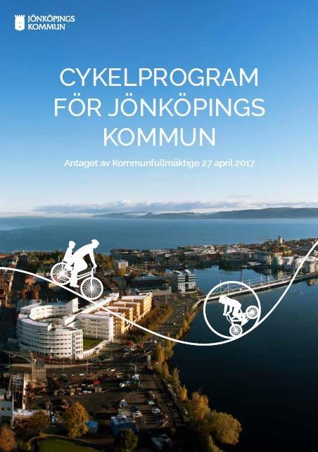 Cykelprogram för Jönköpings kommun Stadsbyggnadskontoret i Jönköpings kommun har tagit fram ett cykelprogram för Jönköpings kommun för att skapa ett ramverk för kommande utvecklingsarbete gällande