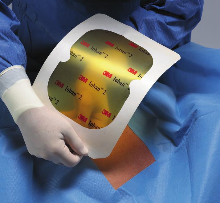 Ref: Eyberg C. et al. An In vitro time-kill study to compare the antimicrobial activity of three antimicrobial surgical incise drapes.