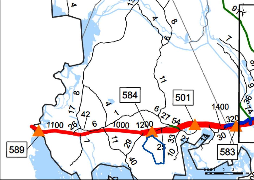 FCG DESIGN OCH PLANERING AB Planbeskrivning, utkast 10 (51) 4.7 Naturmiljö 4.7.1 Allmänt Bild 5.