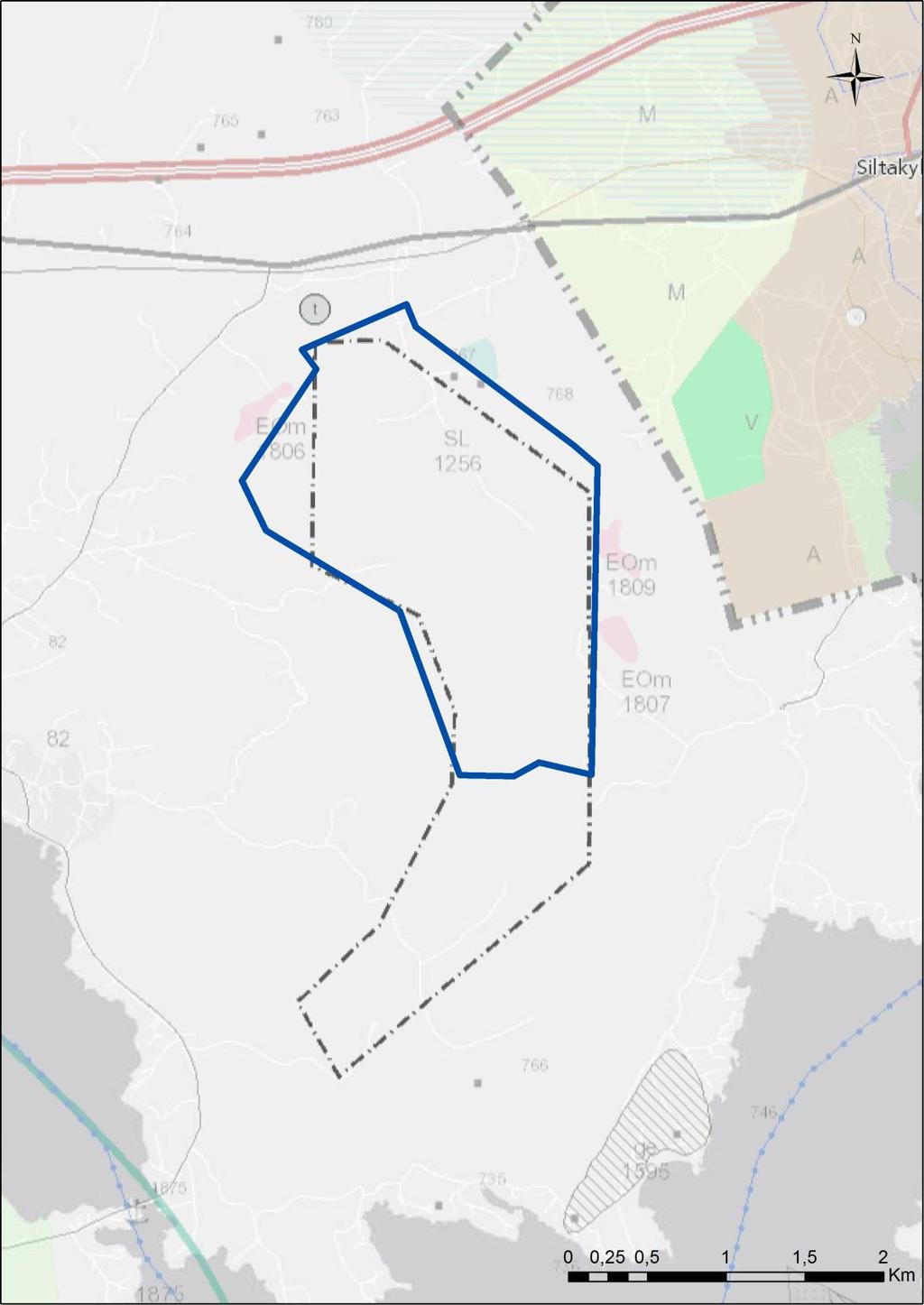 FCG DESIGN OCH PLANERING AB Planbeskrivning, utkast 20 (51) 4.9.2 Generalplan Bild 8. Utdrag ur Kymmenedalens energilandskapsplan.