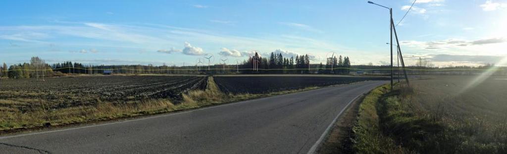 Avståndet till närmaste kraftverk är ca 2700 meter.