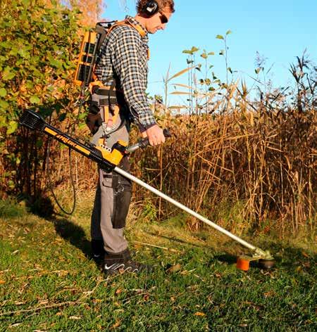 PELLENC EXCELION TRIMMER,3 SBC D AE,1 Pellenc är en intressant maskintillverkare som satsar hårt på att ta marknadsandelar från de stora spelarna i grönytebranschen.