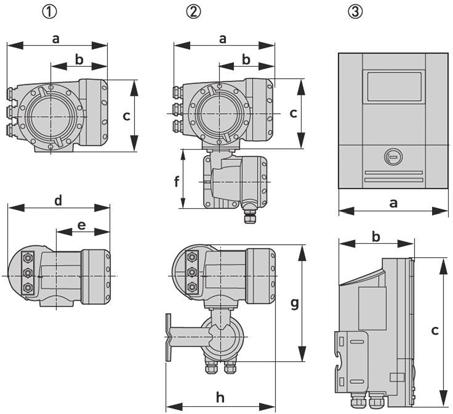 MAG-mätare Signalomvandlare VM 9023 VM 9035 optiflux IFC 3001000 DN 10-150 DN 10-150 kombinerad PN 16 med inspänning mätrör VM 9023 Signalomvandlare för media med låg konduktivitet eller hög %TS,