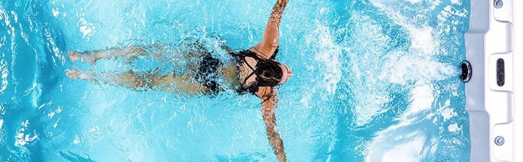 3 - Så här fungerar ditt swimspa Börja alltid med att duscha innan ett bad för att tvätta bort kosmetiska produkter från kroppen.