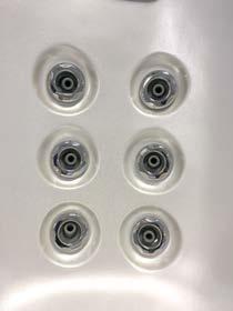 6 - Massagejets/Jetstreamjets Ditt swimspa är utrustad med olika jetmunstycken för att ge så optimal massage som möjligt.