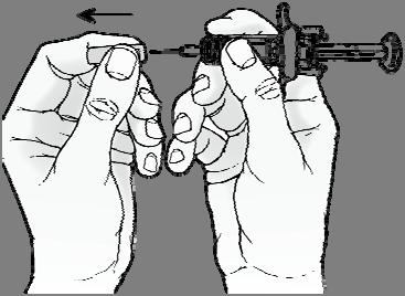 Bild 3 Välj ett nytt injektionsställe vid varje ny injection. Du kan använda samma lår för veckoinjektioner, så länge injektionsstället är omkring 2,5 cm från senaste injektionsstället.