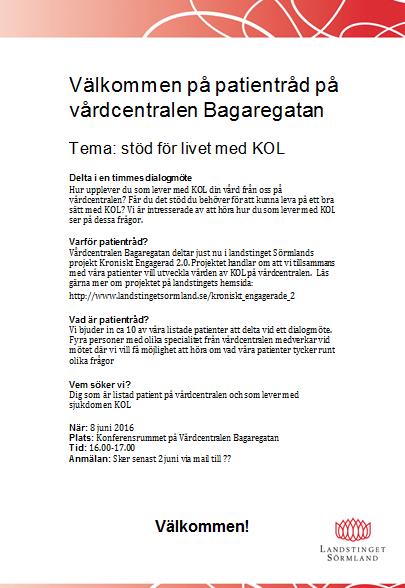 9.2 Inbjudan Patientråd