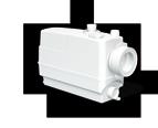 Pumpval 8 Grundfos CW CW är lämplig för pumpning av hushållsspillvatten från duschkabin, bidé, tvättställ samt vägghängd toalett. Den är konstruerad speciellt för vägginstallation. v = 0.7 m/s Max.