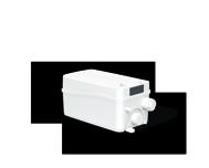 Pumpval 12 Grundfos D-2 D-2 är lämplig för pumpning av gråvatten från duschkabin eller tvättställ. D-2 kan installeras under eller invid duschkabin eller tvättställ. v = 0.